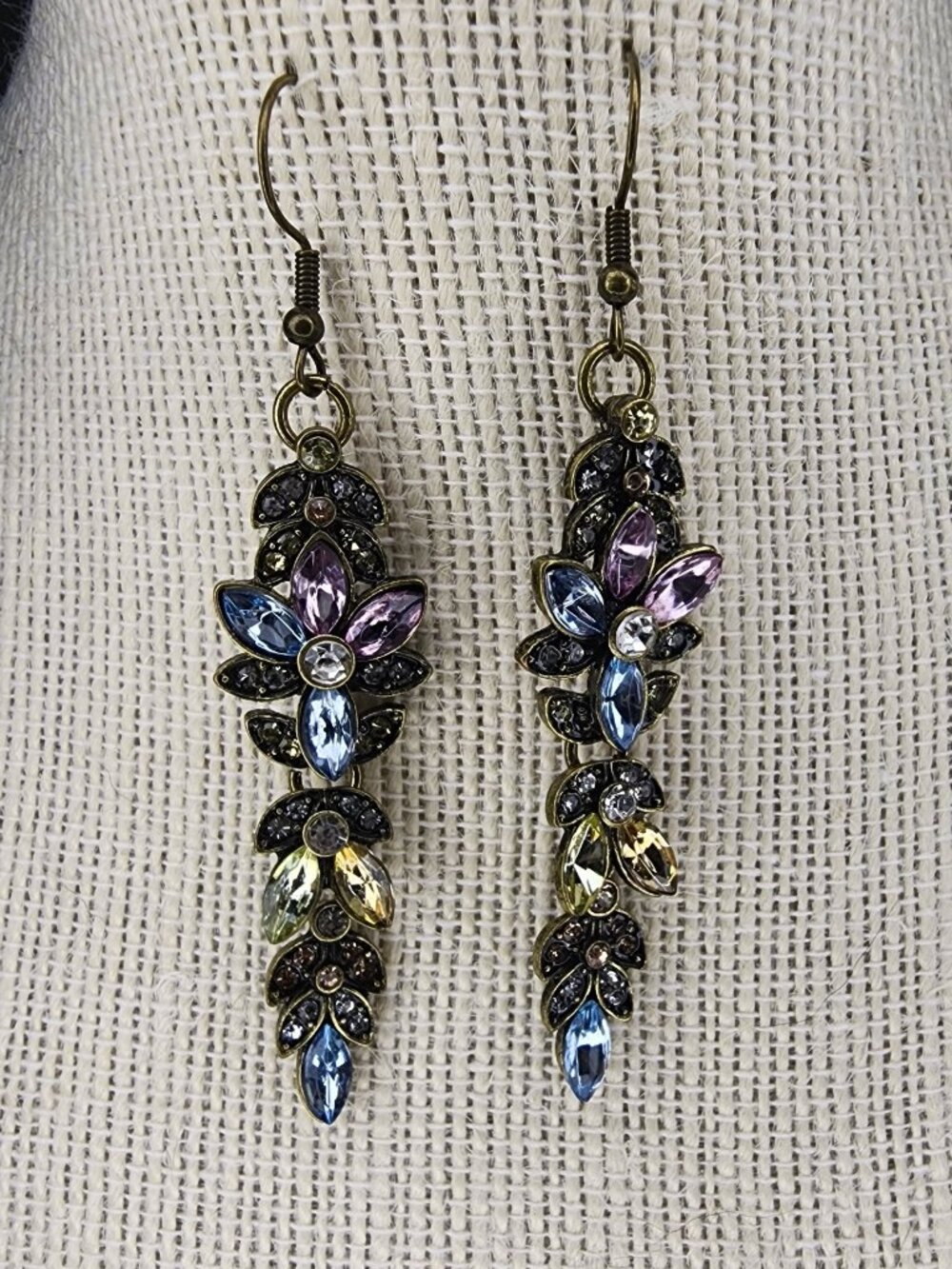 Hand Crafted Victorianesque Drop Earrings